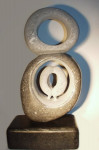 Lingam und Yoni - Granit - H 50cm
